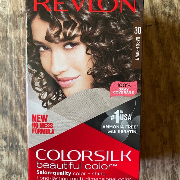 Revlon Dark Brown Permanent Hair Color - Picture 1 of 6